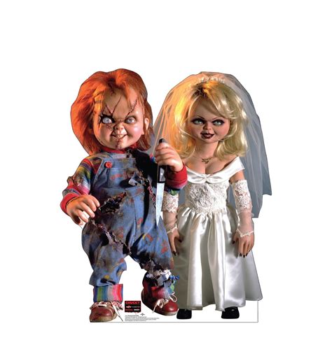 LifeSize Chucky and His Bride Halloween Doll Cardboard Cutout by ...