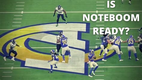 Joe Noteboom S Every Snap From Rams Seahawks Game Last Week Youtube