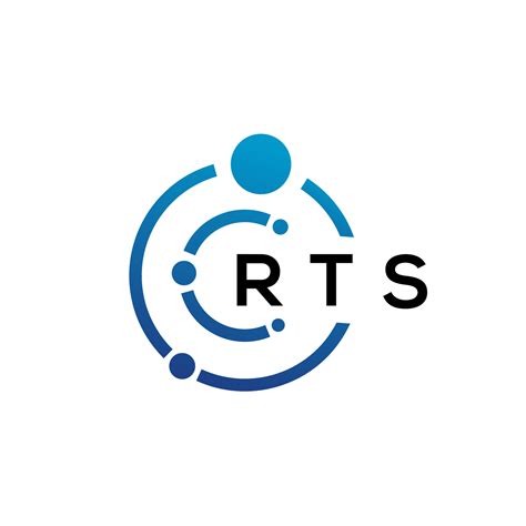 RTS letter technology logo design on white background. RTS creative ...