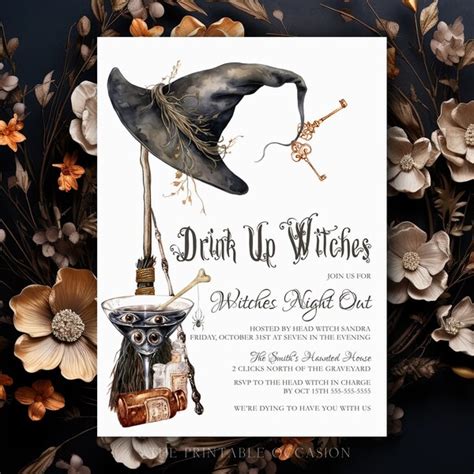 Drink Up Witches Printable Etsy