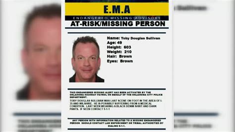 Missing Person Alert Issued For 49 Year Old Man In Oklahoma City