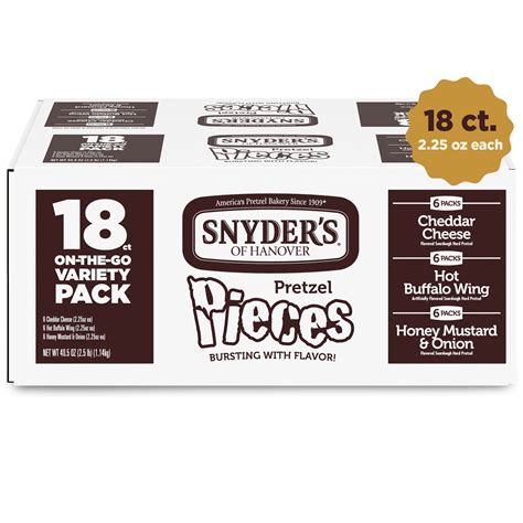 Snyder S Of Hanover Pretzel Pieces Variety Pack Of Pretzels Individual