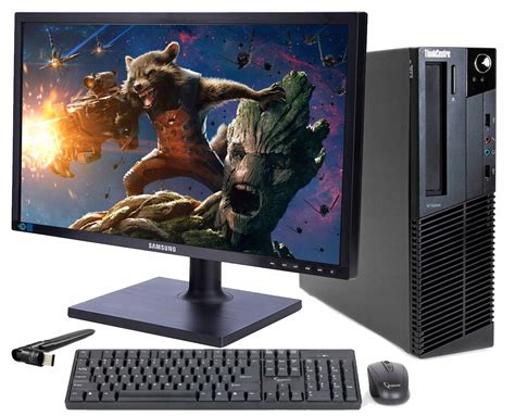 Zestaw Biurowy PC I5 Quad 8GB 240SSD W10 Monitor 22 Mysz Klawiatura