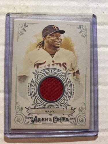 2018 Topps Allen Ginter Full Size Relics MIGUEL SANO EBay