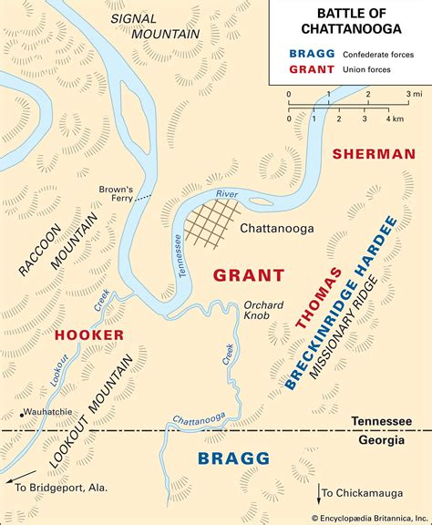 Battle of Chattanooga | Civil War, Union Victory, Confederate Defeat ...