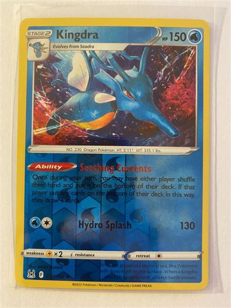 Pokemon Kingdra 037 196 Reverse Holo Astral Radiance EN Acheter Sur