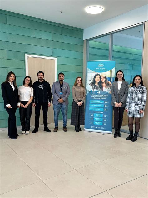 Eu Sei Contar Escola Games - A very productive visit to the ADA University in Baku, Azerbaijan. A ...