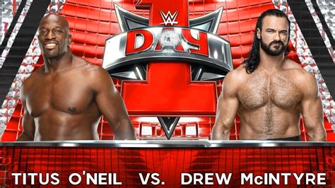 Wwe K Titus O Neil Vs Drew Mcintyre Youtube