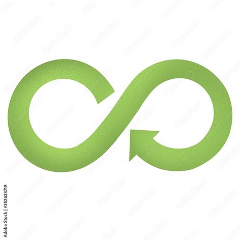 Circular Economy Symbol Sustainable Development And Responsible