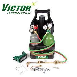 Victor Portable Tote Torch Kit Set Cutting Outfit With Cylinders