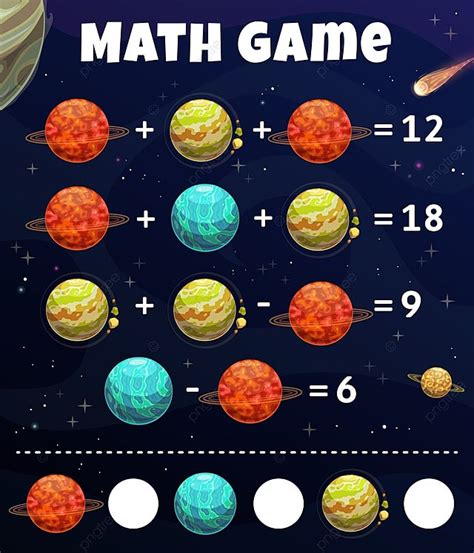 Math Game Worksheet Template Download On Pngtree