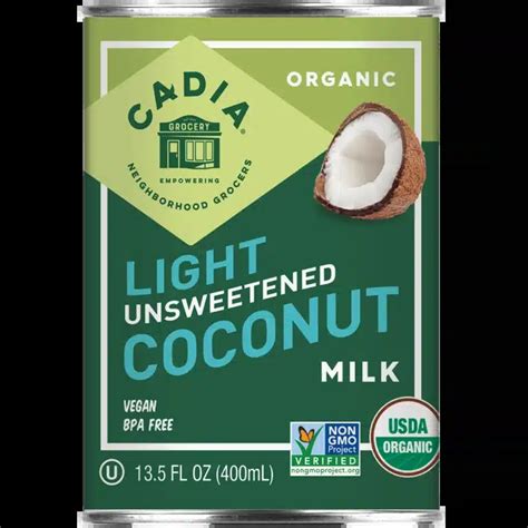 Organic Coconut Milk Cadia