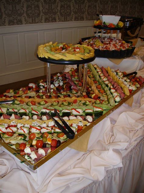 Wedding Reception Food Display Images Pictures Wedding Finger Foods