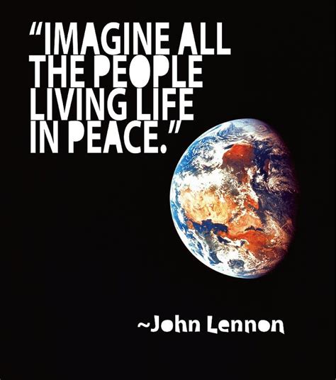 Imagine Peace John Lennon Quotes. QuotesGram