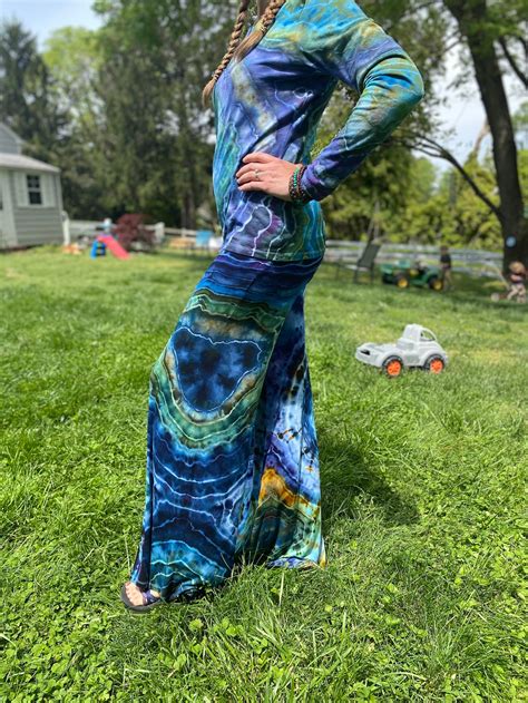 Tie Dye Lounge Set Tie Dye Loungewear Set Hippie Clothes Etsy