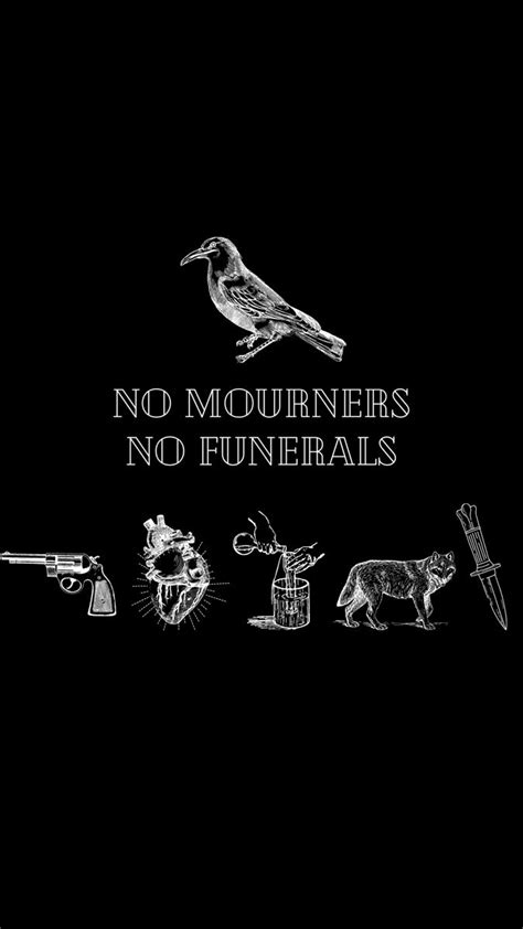 There Is A Black And White Image With Words On It That Say No Modurreniers No Funerals