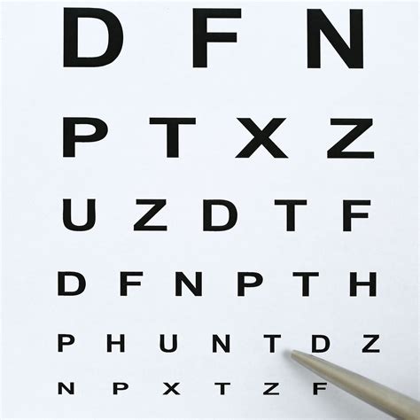 How Big Are The Letters On An Eye Chart | Onvacationswall.com