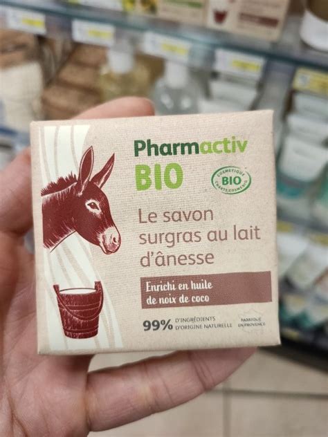 Pharmactiv Le savon surgras au lait d ânesse enrichi en huile de noix