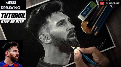 Lionel Messi Drawing Messi Drawing Step By Step How To Lionel Messi