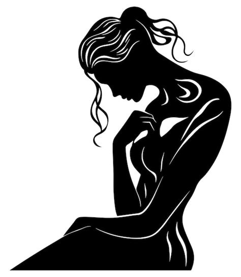 Premium Vector Abstract Silhouette Woman