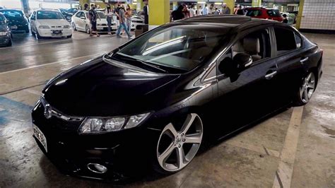 Roubando A Cena Honda Civic Suspens O A Ar E Rodas Aro Youtube