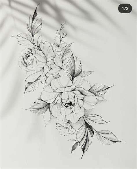 Half Sleeve Tattoos Forearm Floral Thigh Tattoos Feminine Tattoos