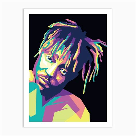 Juice Wolrd Popart Wpap Art Print By Saidisay Fy