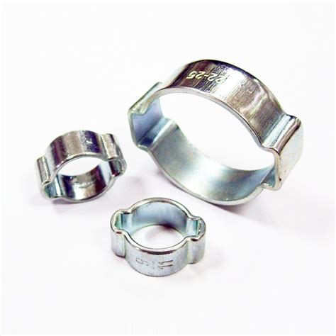 Galvanized Steel Or Zinc Plated Double Ear Hose Clamp Double Ear