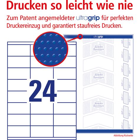 AVERY Zweckform Universal Etiketten 70 x 35 mm weiß 3422 bei