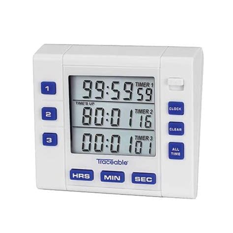 Traceable Triple Display Clock Timer With Calibration Cole Parmer India