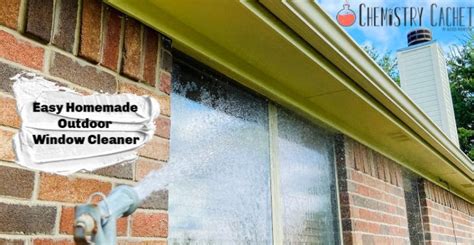 Homemade Outdoor Window Cleaner