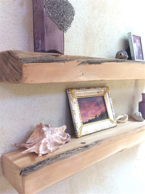 Floating Shelves Wood Coastal Decor Driftwood Style Wall