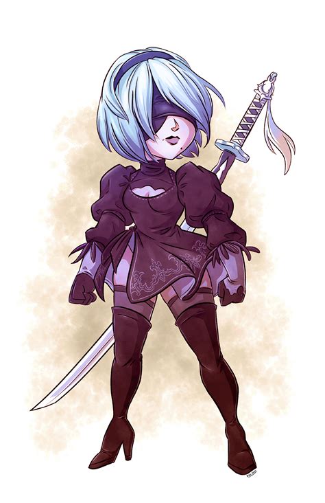 2b From Nier Automata By Thelorefactory On Newgrounds