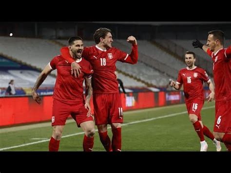 Éliminatoire UEFA EURO Serbie 3 0 Gibraltar groupe C journée 5