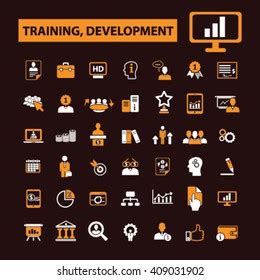 Training Development Icons Stock Vector (Royalty Free) 409031902 ...