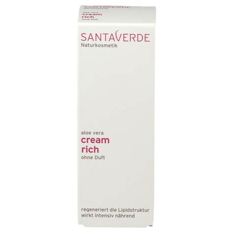 Santaverde Aloe Vera Creme Rich Ohne Duft Ml Shop Apotheke