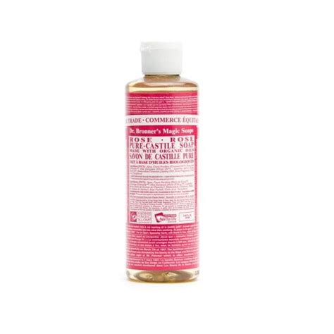 Dr Bronners Castile Liquid Soap Rose Oil Terra20