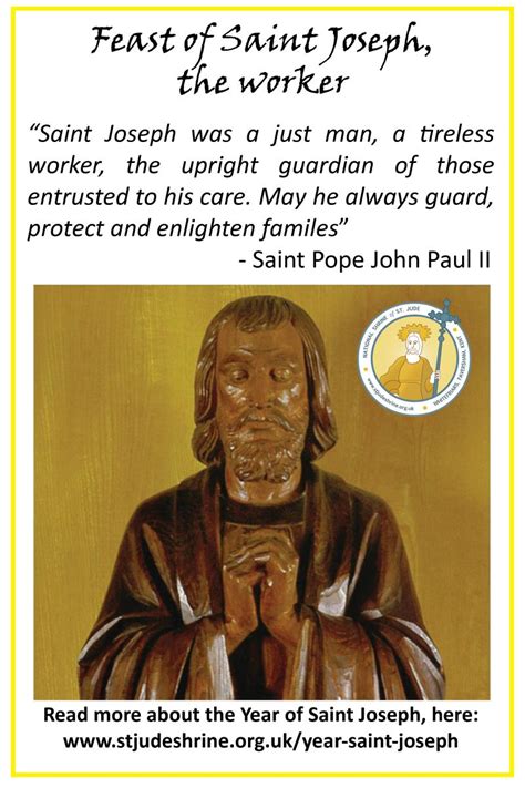 Happy Feast Of Saint Joseph The Worker National Shrine Of Saint Jude