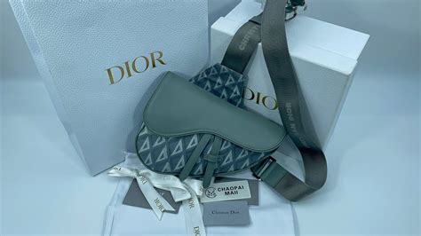 Dior Saddle Bag Dior Gray Cd Diamond Canvas And Smooth Calfskin Youtube