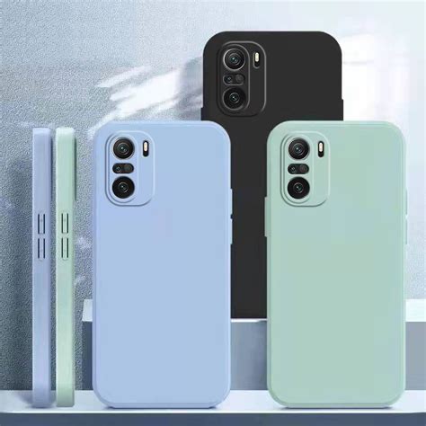 Luxo líquido silicone macio capa de telefone caso para xiaomi mi