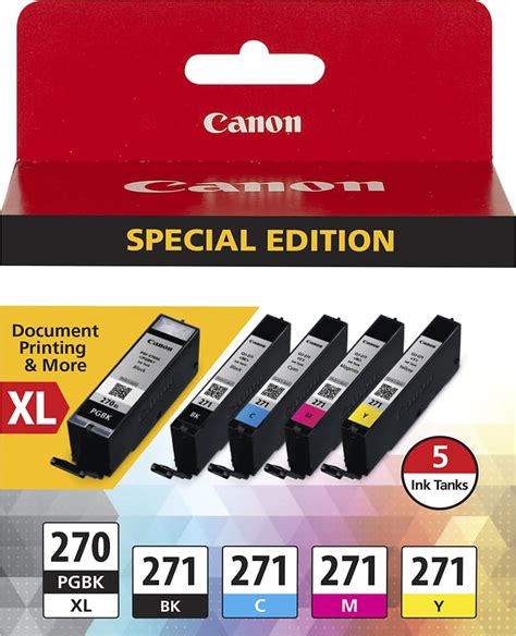 Canon Xl Cli Pack Special Edition Ink Cartridges Black Cyan