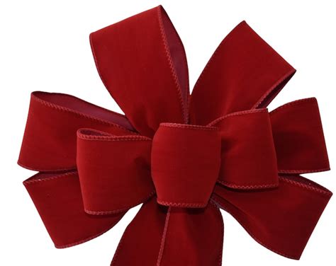 Free Shipping Red Velvet With Gold Christmas Wreath Bow Holiday Bow