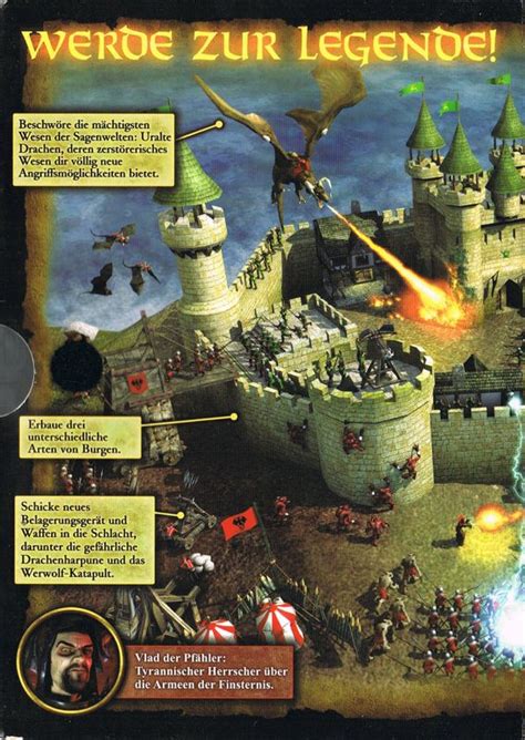Stronghold Legends (2006) Windows box cover art - MobyGames