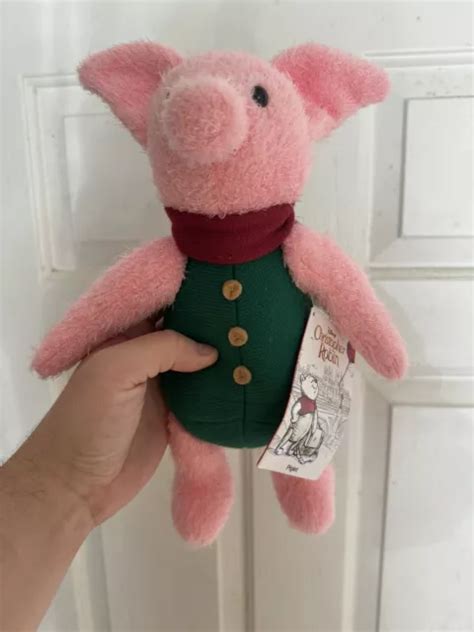 Winnie The Pooh Christopher Robin Movie Piglet Plush Disney Parks