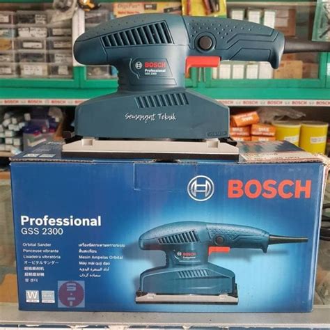 GSS 2300 MESIN SANDER AMPLAS PERSEGI PANJANG BOSCH GSS2300 Lazada