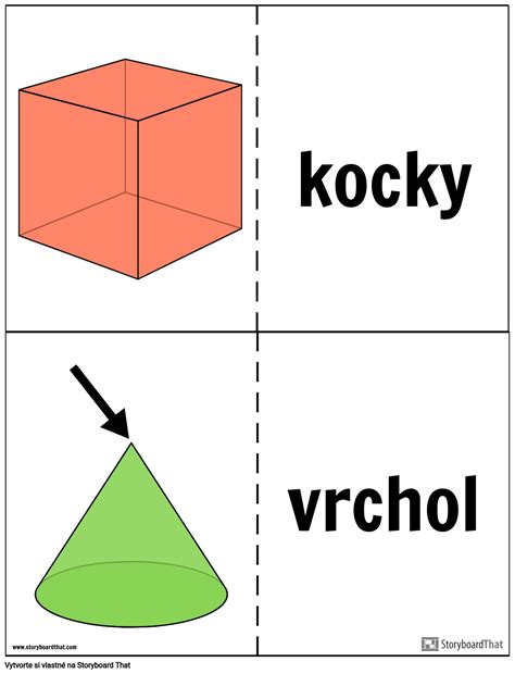 Karty Na Geometriu Pevn Ch L Tok Storyboard By Sk Examples