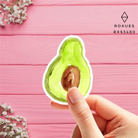 Avocado Sticker Avocados Mexican Stickers Mexico Stickers Etsy