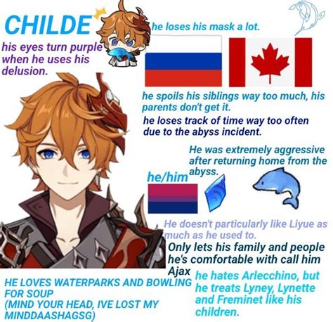 Childe Headcanons Hshshsjha In 2024 Headcanon Memes Favorite Child