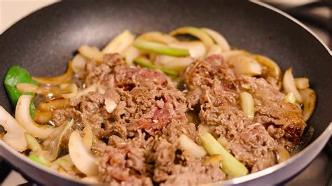 [5min] One Pan Bulgogi Korean Marinated Beef Quick And Easy Youtube