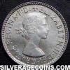 M Elizabeth Ii Australian Silver Sixpence Silveragecoins